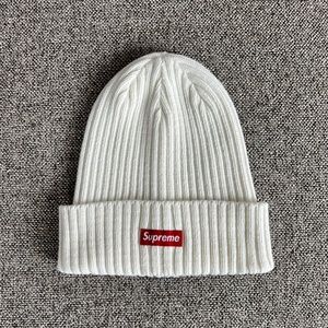 Supreme White Overdyed Beanie Spring/Summer 2020